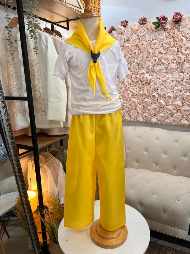 Katipunero Set Red - Barong at Bestida