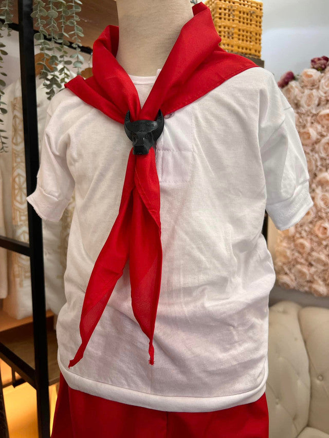 Katipunero Set Red - Barong at Bestida