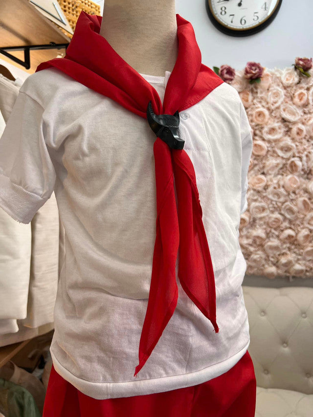 Katipunero Set Red - Barong at Bestida