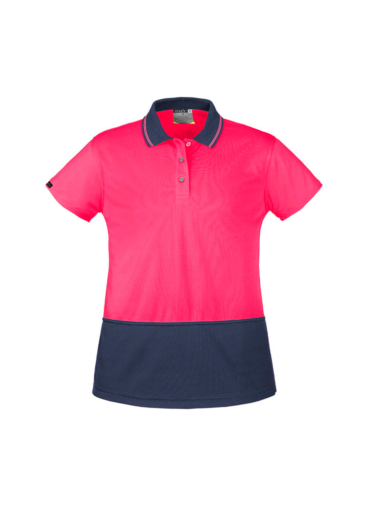 ZH731 Womens Hi Vis Basic Short Sleeve Polo Syzmik