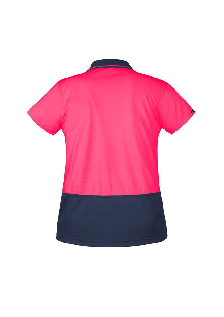 ZH731 Womens Hi Vis Basic Short Sleeve Polo Syzmik