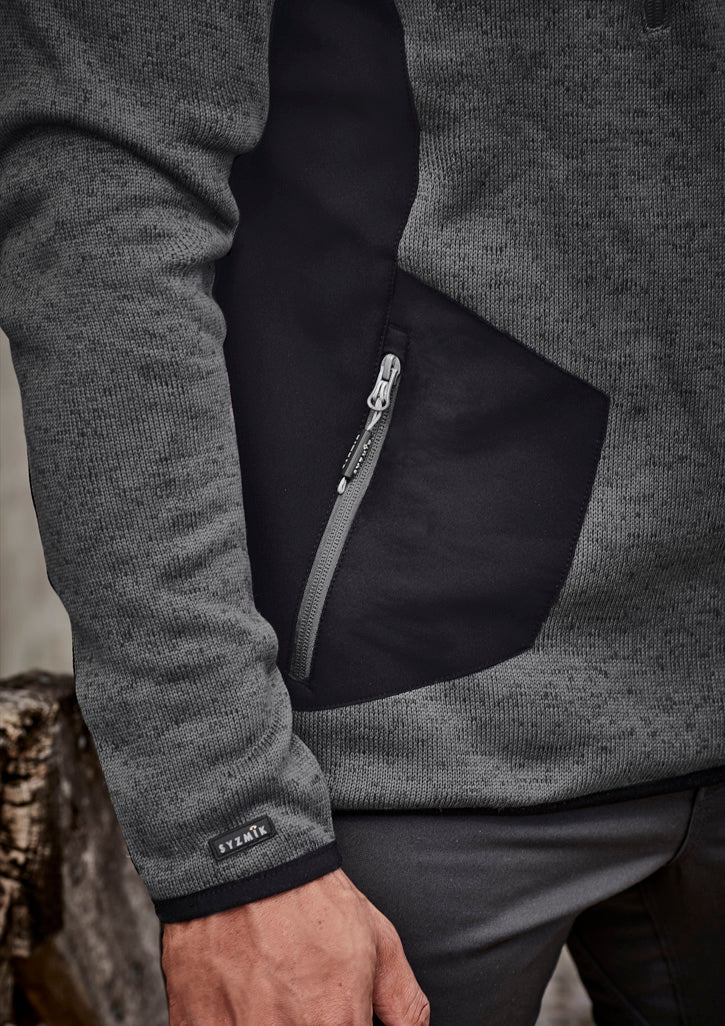ZT380 Unisex Streetworx Reinforced Knit 1/2 Zip Pullover - Syzmik Workwear