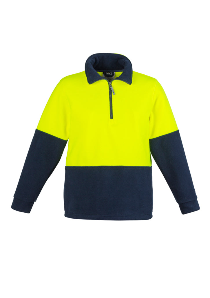 ZT460B - CLEARANCE Hi Vis Half Zip Polar Fleece Jumper Syzmik