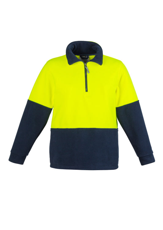 ZT460B - CLEARANCE Hi Vis Half Zip Polar Fleece Jumper Syzmik