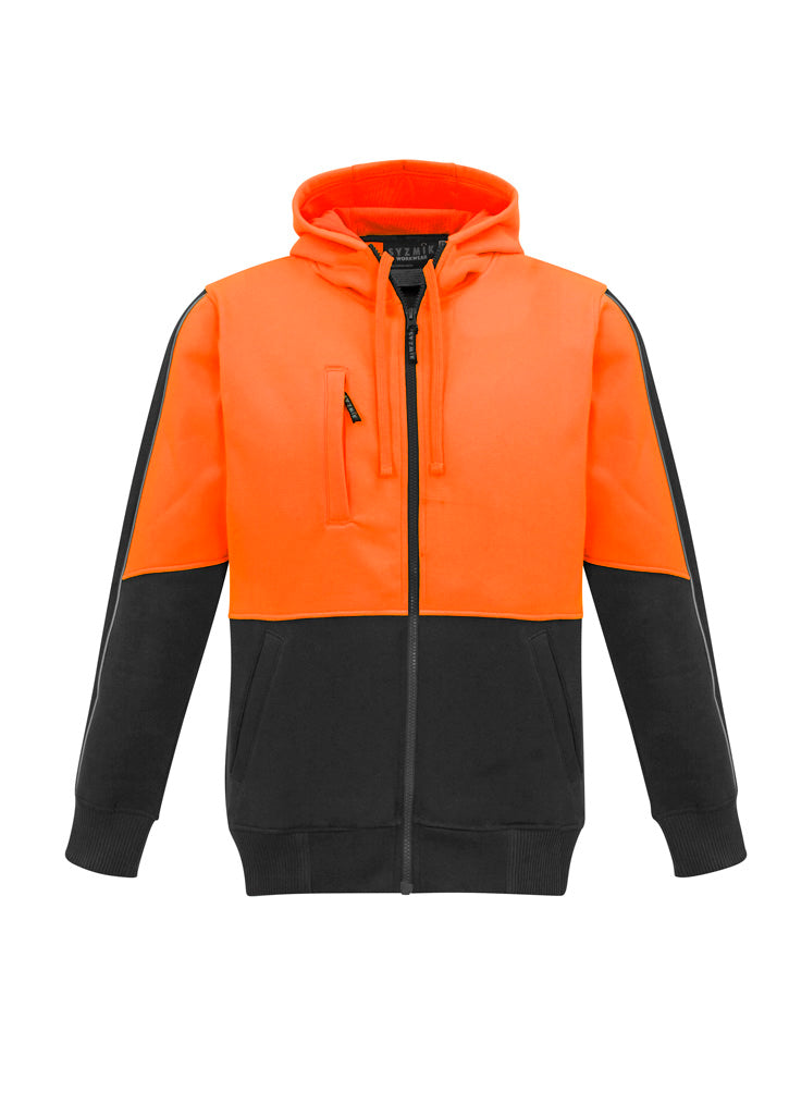 ZT485 Unisex Hi Vis Full Zip Hoodie Syzmik