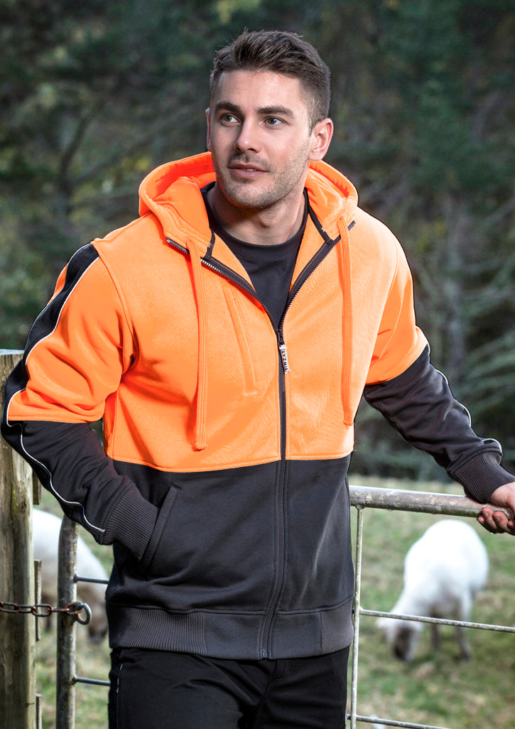 ZT485 Unisex Hi Vis Full Zip Hoodie Syzmik