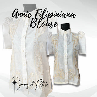 Annie Filipiniana Blouse - Barong at Bestida