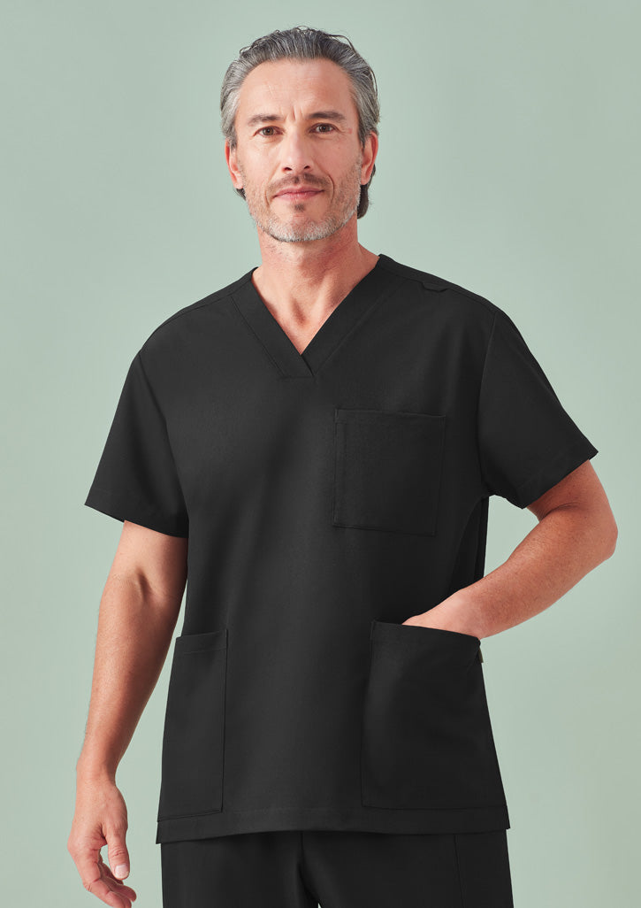 CU544US - Unisex Pulse V-Neck Scrub Top - BizCare