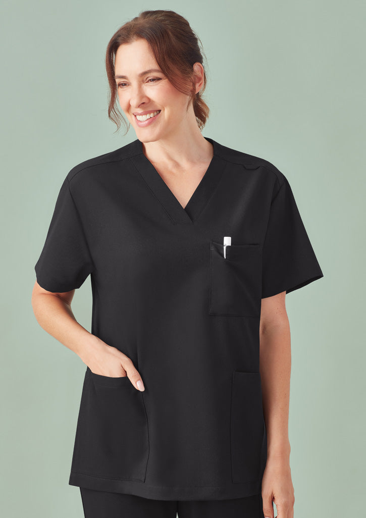 CU544US - Unisex Pulse V-Neck Scrub Top - BizCare