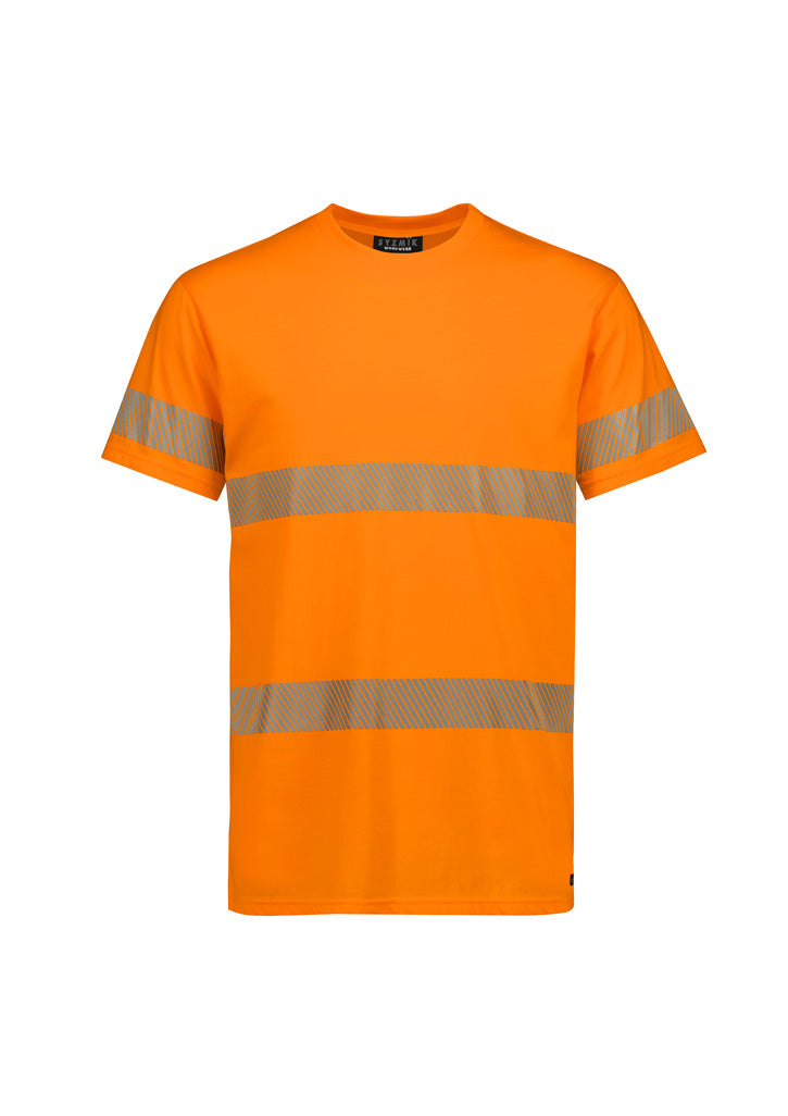 ZH510 Mens Hi Vis Segmented Tape Cotton Tee - Syzmik