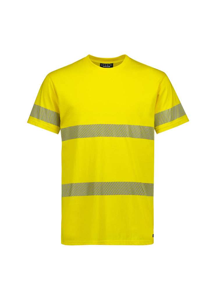 ZH510 Mens Hi Vis Segmented Tape Cotton Tee - Syzmik