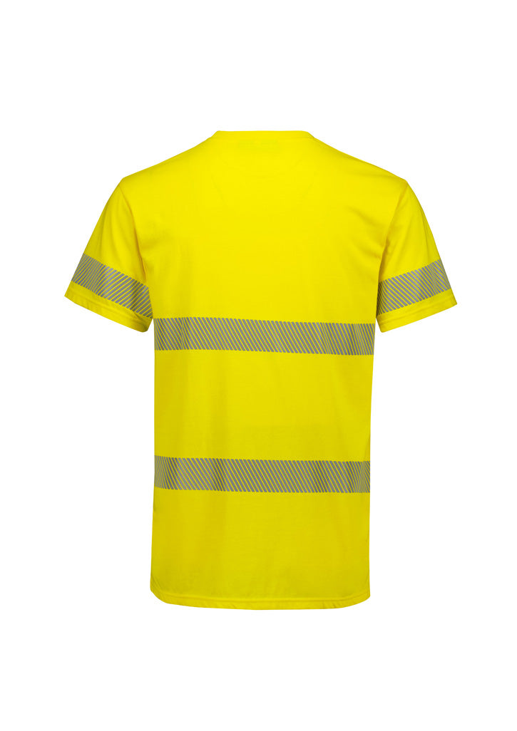 ZH510 Mens Hi Vis Segmented Tape Cotton Tee - Syzmik