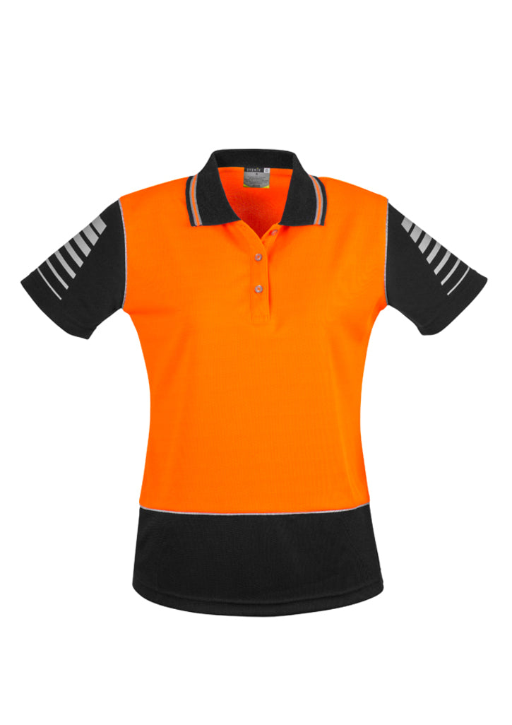 ZHL236 - CLEARANCE - Womens Hi Vis Zone Polo