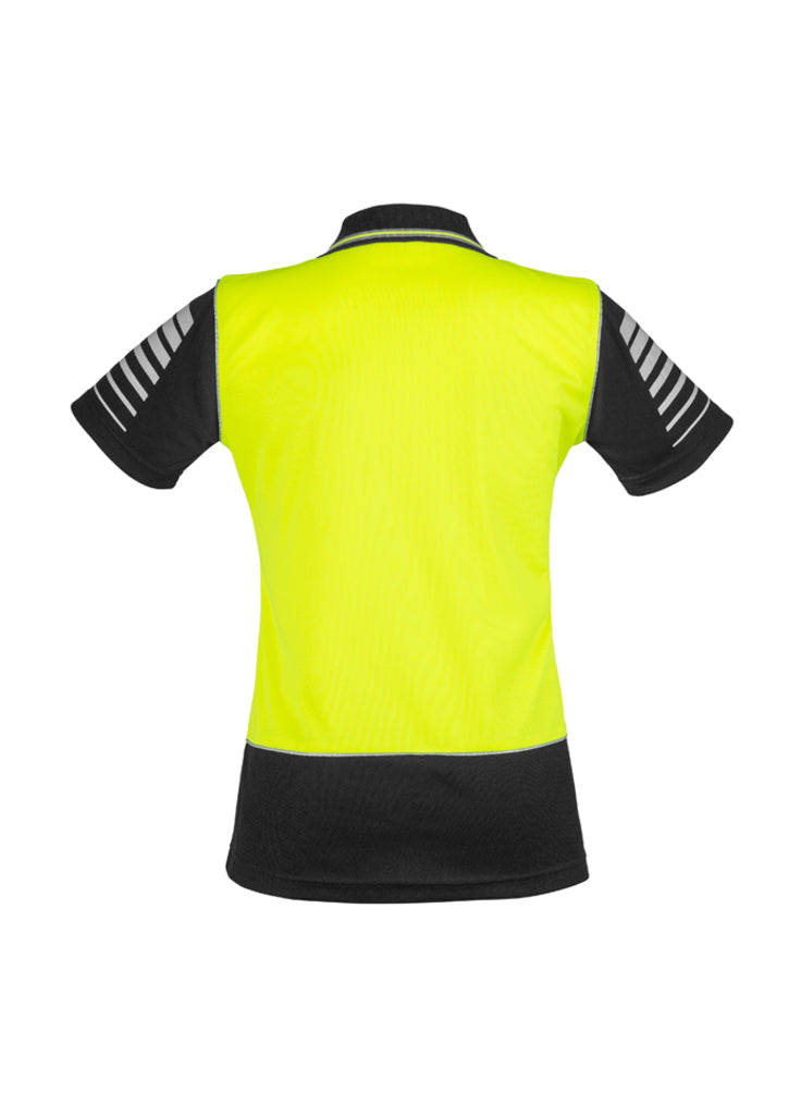 ZHL236 - CLEARANCE - Womens Hi Vis Zone Polo