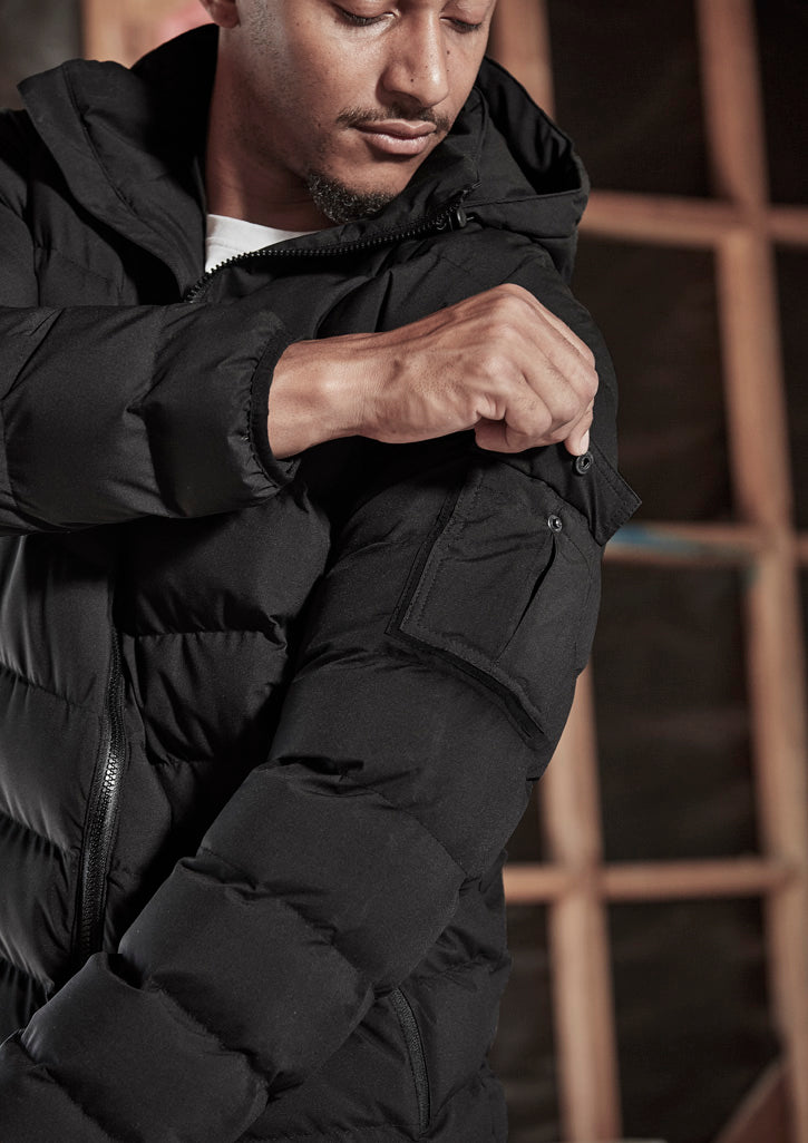 ZJ240 Syzmik  Unisex Streetworx Hooded Puffer Jacket