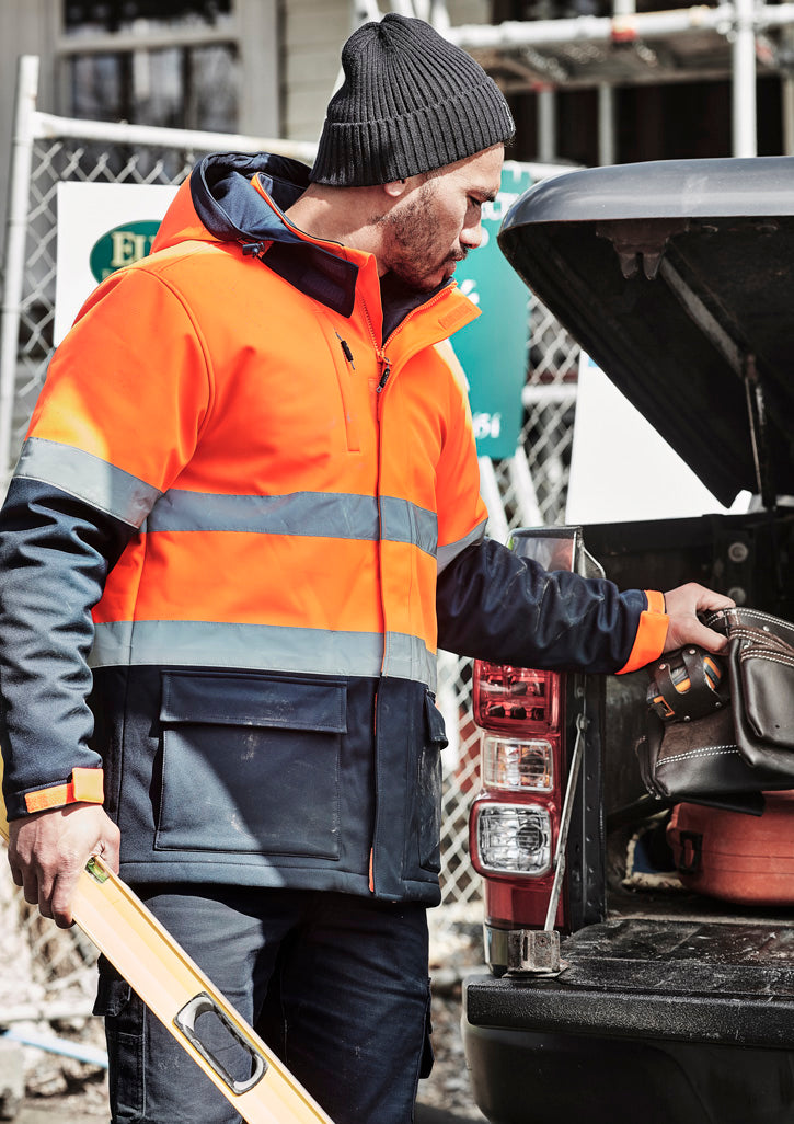ZJ553 Syzmik Unisex Hi Vis Antarctic Softshell Jacket