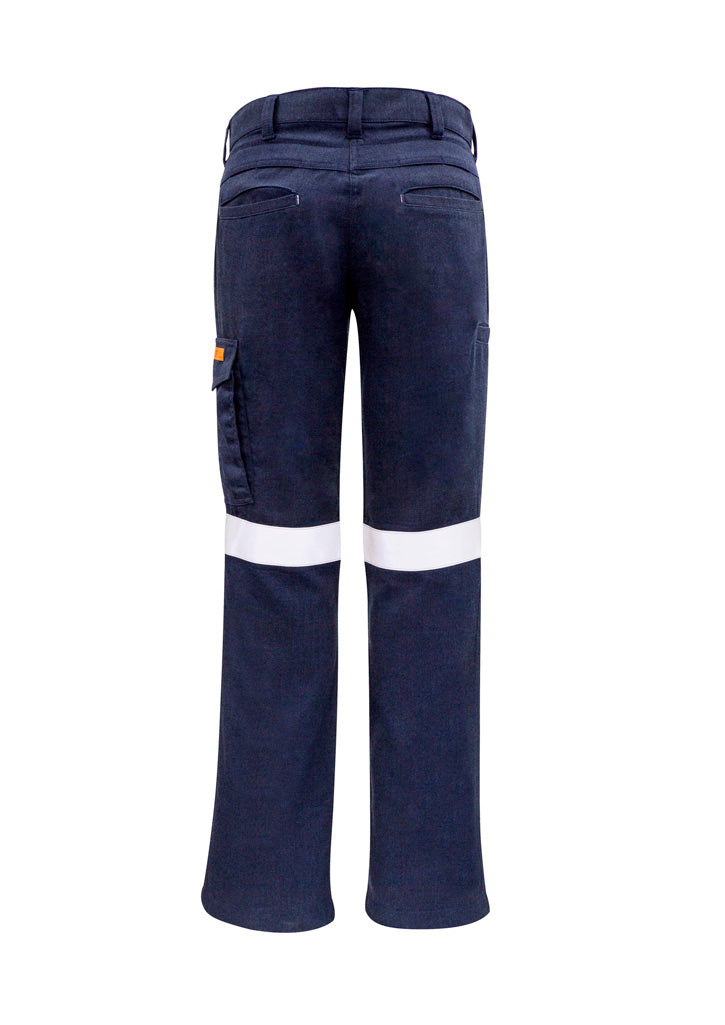 ZP522 - Womens Orange Flame Taped Cargo Pant - Syzmik Workwear
