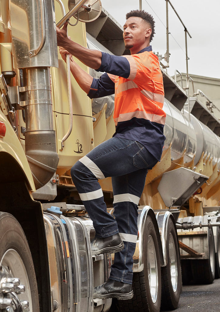 ZP907 - Mens Bio Motion Taped Stretch Jean - Syzmik Workwear