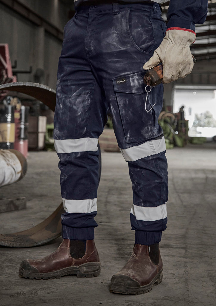 ZP935 Mens Essential Stretch Taped Cargo Pant - Cuffed - Syzmik