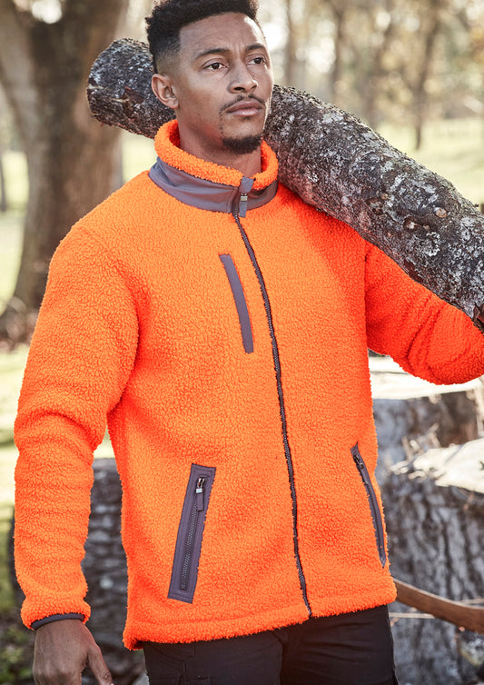 ZT285 Unisex Streetworx Full Zip Sherpa Fleece Syzmik