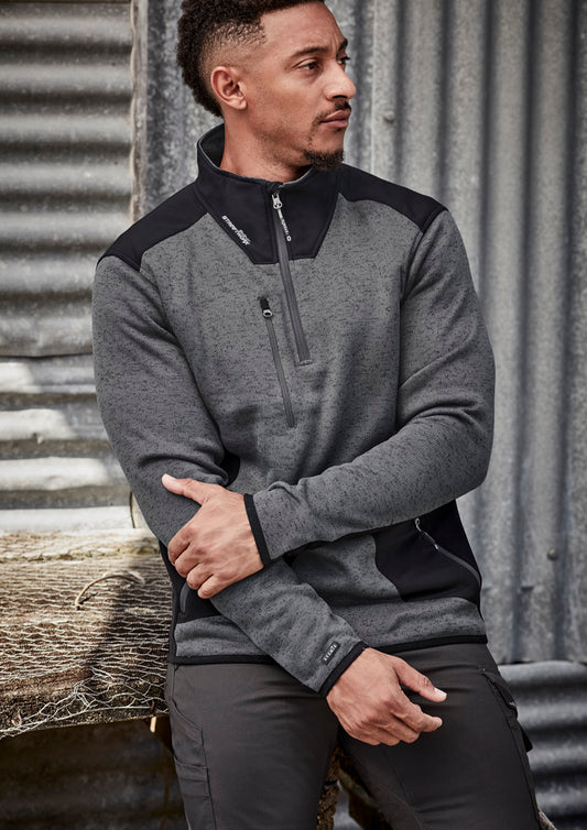 ZT380 Unisex Streetworx Reinforced Knit 1/2 Zip Pullover - Syzmik Workwear