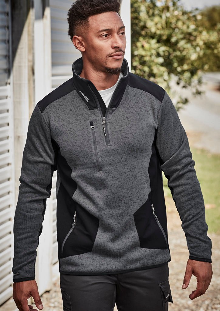 ZT380 Unisex Streetworx Reinforced Knit 1/2 Zip Pullover - Syzmik Workwear